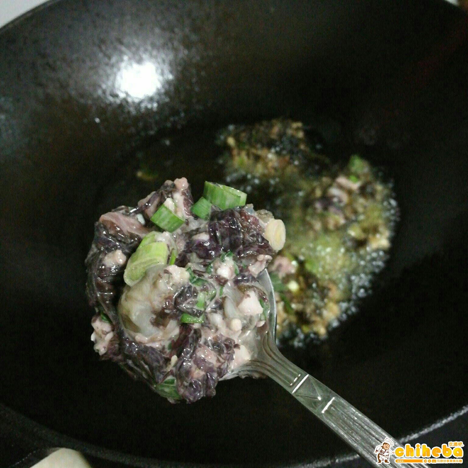 闽南小吃-炸紫菜海蛎饼的做法 步骤3